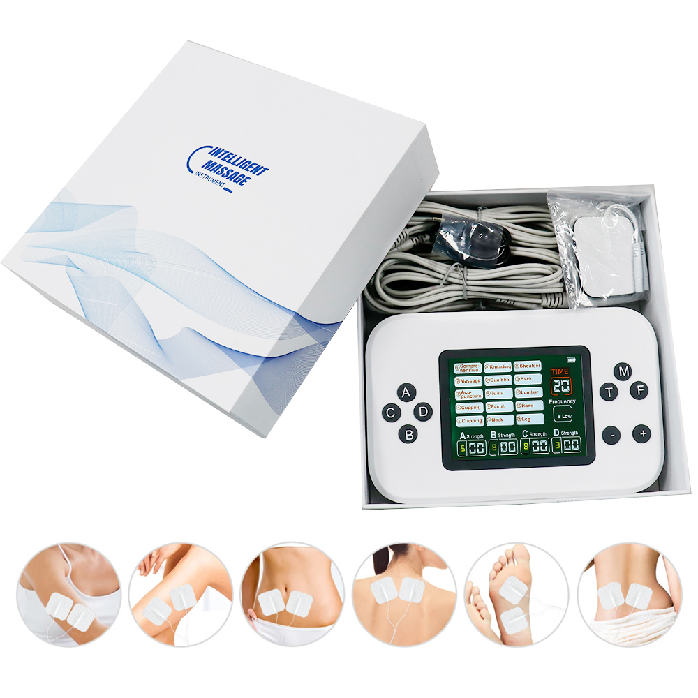 Tens Pain Relief Unit - 4-in-1 TENS-apparaat met 15 modi EMS