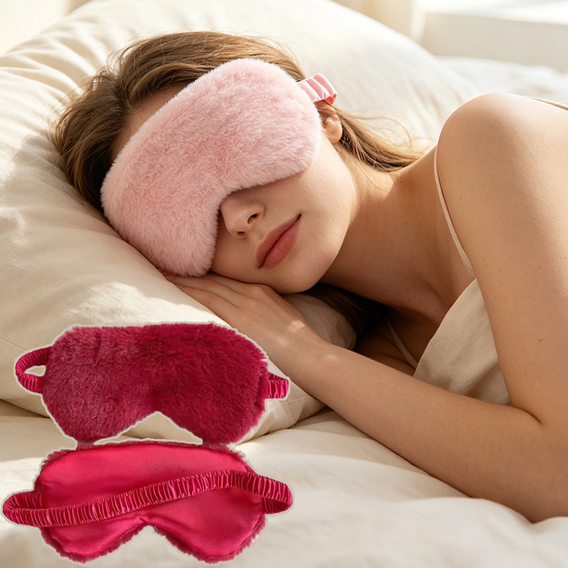 Health & Wellness Tablet Cutter - Slaapmasker Slaapblinddoek Zachte Pluche Oogmaskers Schattig