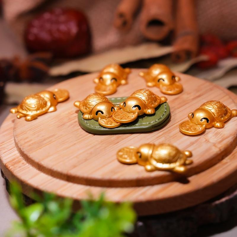 Longevity Health & Wellness Hotel Adults Only - Mini Gouden Geld Bijtende Schildpad Portemonnee