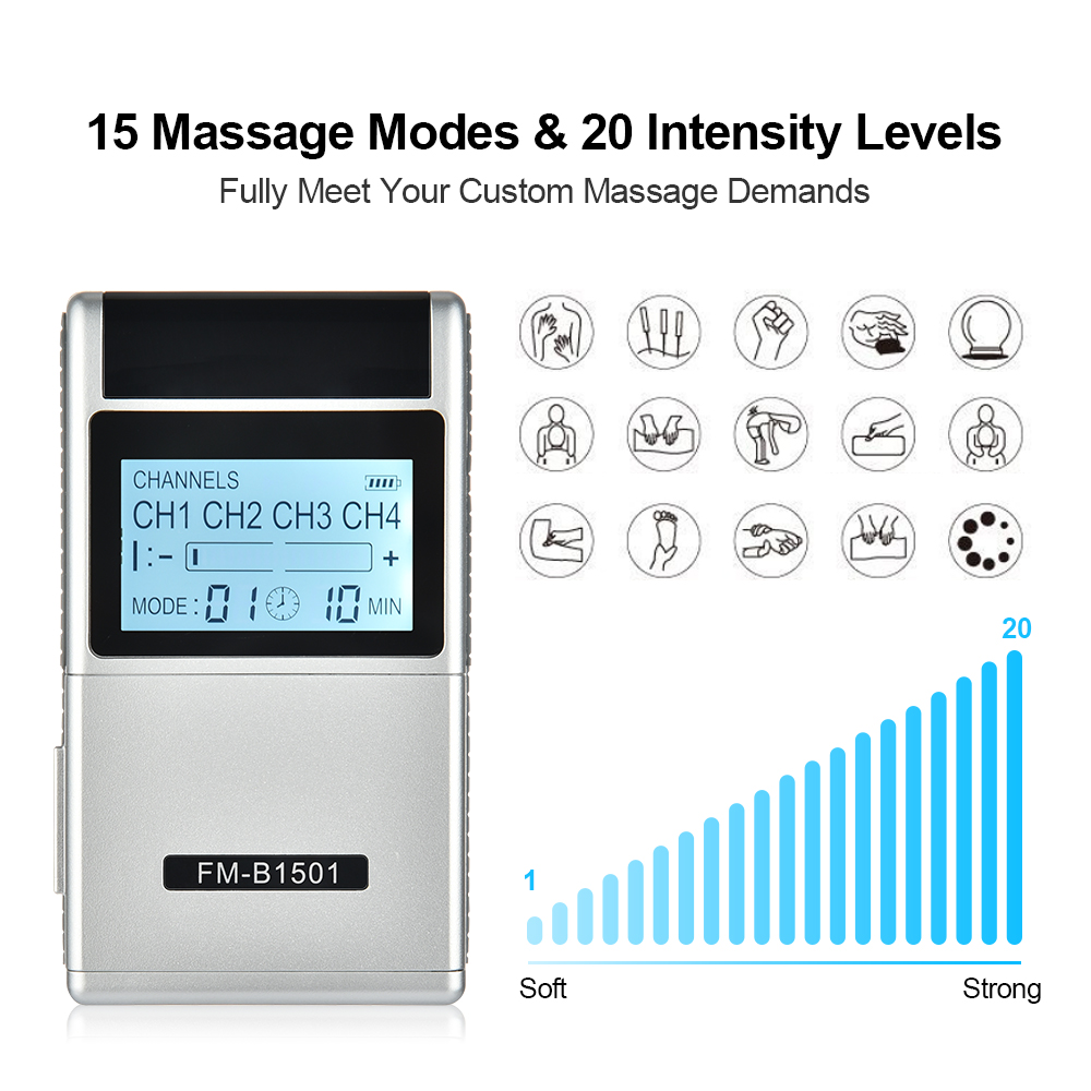 8 Elektroden 15-modus Gezondhe - Tens Pain Relief Unit recensie en prijs